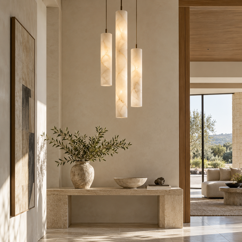 Dentrelio MorrowColumn Pendant lighting design visualization