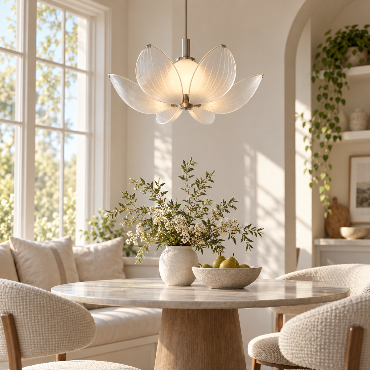 Dentrelio PetalRay Pendant lighting design visualization
